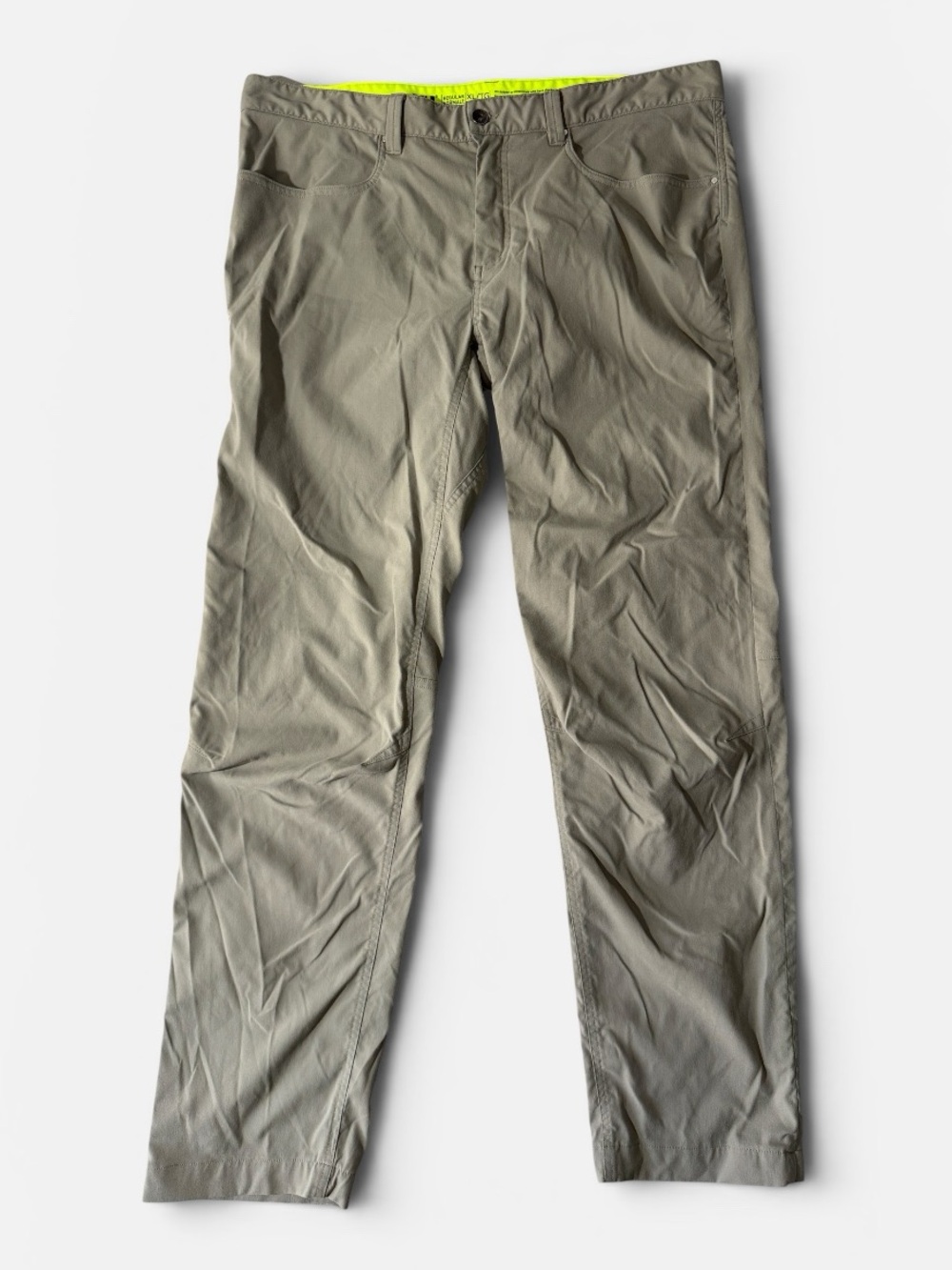 Helly Hansen mens XL khaki tan outdoor performance pants EUC